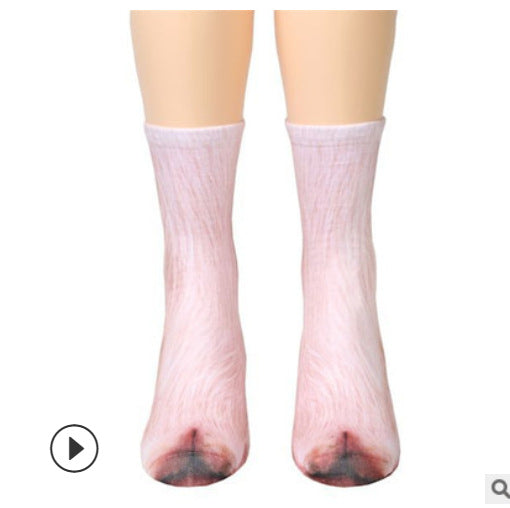 Calcetines Infantiles con Diseño 3D de Patas de Animales
