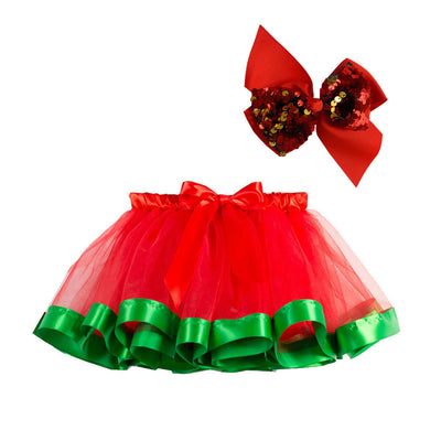 Falda Tutú Arcoíris de Malla para Niñas - Image 24