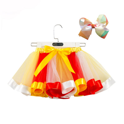 Falda Tutú Arcoíris de Malla para Niñas - Image 27