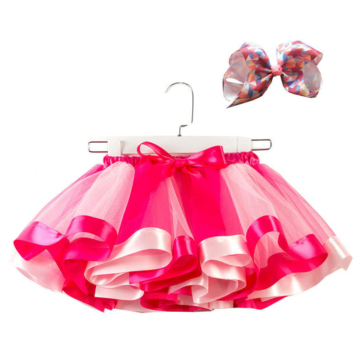 Falda Tutú Arcoíris de Malla para Niñas - Image 5