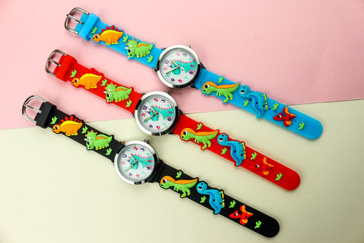 Reloj Infantil 3D Dinosaurio en Silicona - Image 12