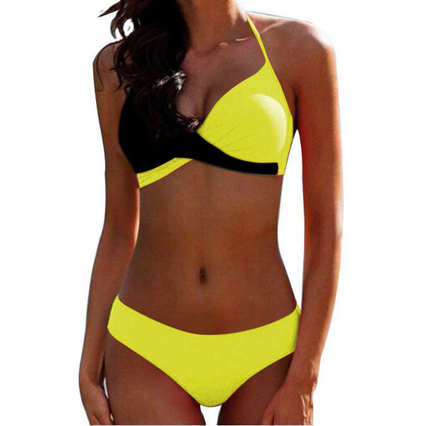 Bikini Dividido Elegante con Copa Estructurada y Juego de Colores Coordinados - Image 5