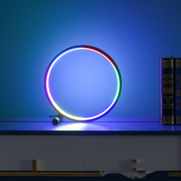 Lámpara LED de Mesa Nórdica RGB con Atmósfera Inteligente y Protección Ocular