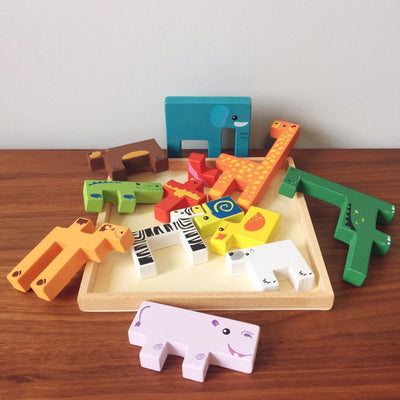 Bloques de Construcción Educativos de Madera para Niños - Image 9