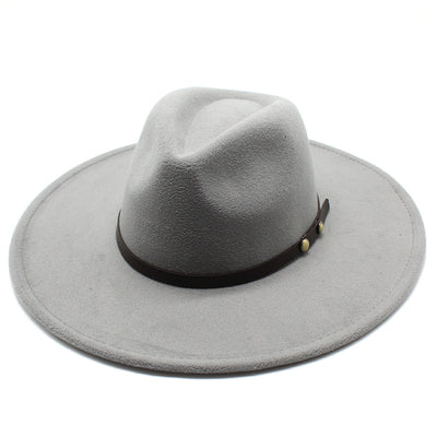 Sombrero Jazz de Ala Ancha Estilo Europeo para Hombre y Mujer - Lana Premium Otoño Invierno - Image 15