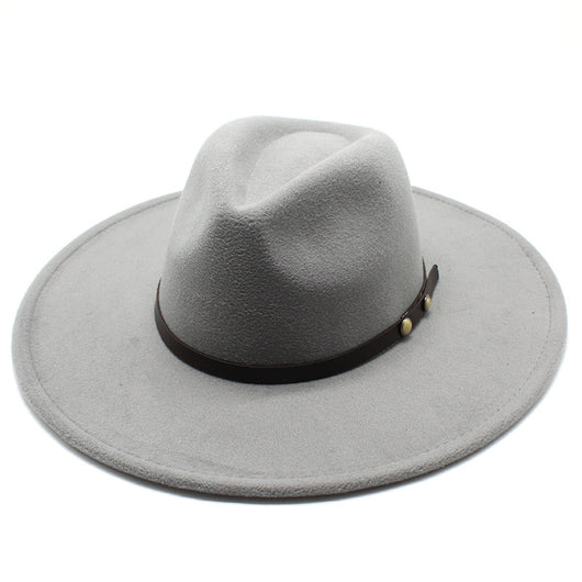 Sombrero Jazz de Ala Ancha Estilo Europeo para Hombre y Mujer - Lana Premium Otoño Invierno - Image 15