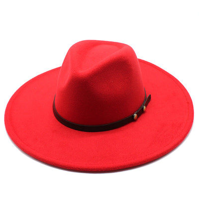 Sombrero Jazz de Ala Ancha Estilo Europeo para Hombre y Mujer - Lana Premium Otoño Invierno - Image 2