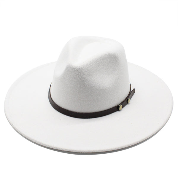 Sombrero Jazz de Ala Ancha Estilo Europeo para Hombre y Mujer - Lana Premium Otoño Invierno - Image 3