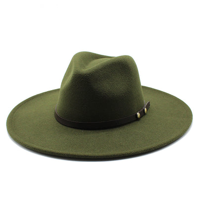 Sombrero Jazz de Ala Ancha Estilo Europeo para Hombre y Mujer - Lana Premium Otoño Invierno - Image 6