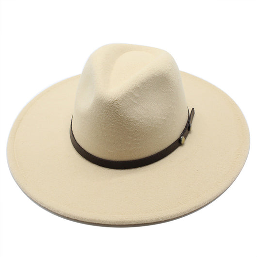 Sombrero Jazz de Ala Ancha Estilo Europeo para Hombre y Mujer - Lana Premium Otoño Invierno - Image 7