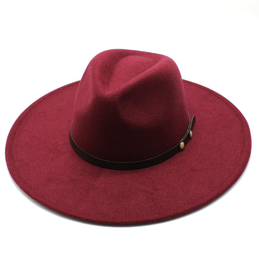 Sombrero Jazz de Ala Ancha Estilo Europeo para Hombre y Mujer - Lana Premium Otoño Invierno - Image 9