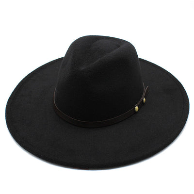 Sombrero Jazz de Ala Ancha Estilo Europeo para Hombre y Mujer - Lana Premium Otoño Invierno - Image 10