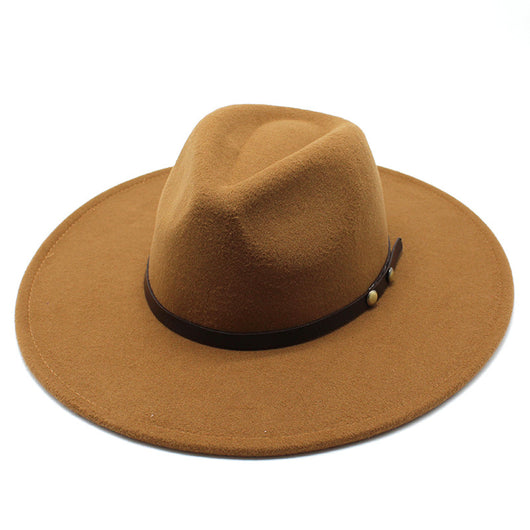 Sombrero Jazz de Ala Ancha Estilo Europeo para Hombre y Mujer - Lana Premium Otoño Invierno - Image 11