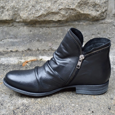 Botas Tobilleras con Tacón Cuadrado y Doble Cierre - Image 3