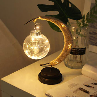 Lámpara Decorativa Forma Luna para Dormitorio - Luz Nocturna LED - Image 6