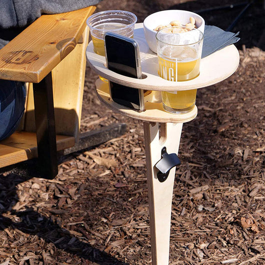 Mesa Plegable de Madera para Cerveza y Picnic al Aire Libre - Image 3