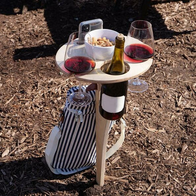 Mesa Plegable de Madera para Cerveza y Picnic al Aire Libre - Image 10