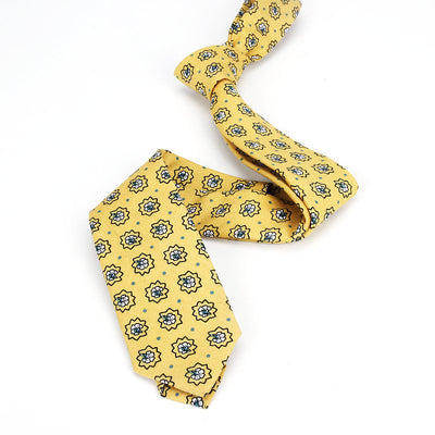 Corbata de Algodón con Estampado Moderno para Hombre - Image 3