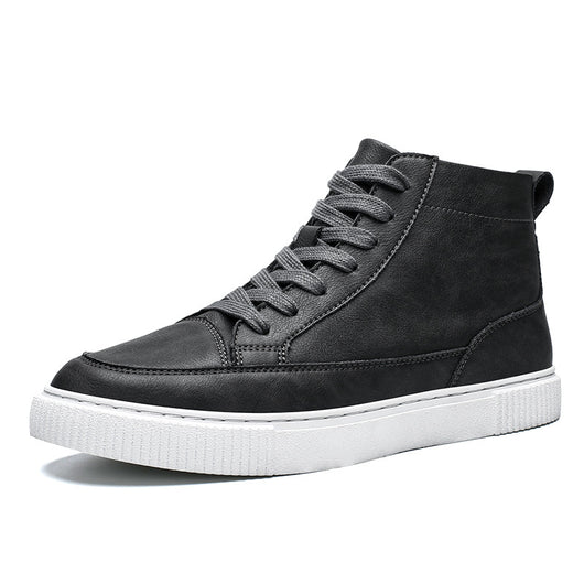 Botas Casuales de Cuero Marrón para Hombre - Estilo Versátil - Image 8