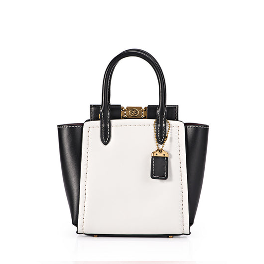 Bolsa Tote para Mamá de Cuero Genuino con Costuras Reforzadas - Image 8
