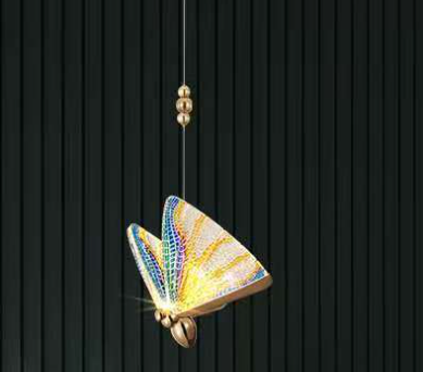 Lámpara Colgante de Mariposas - Iluminación Artística para Sala y Recámara - Image 7