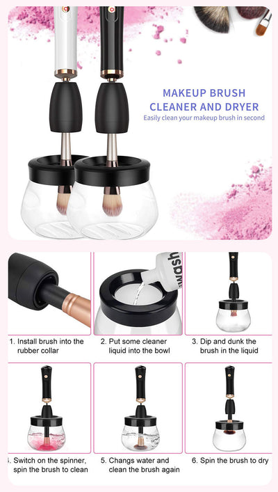 Limpiador Eléctrico de Brochas de Maquillaje - Image 4