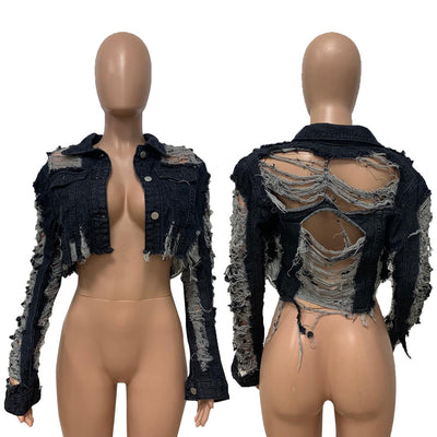 Minifalda Denim Corta Estilo Europeo y Americano - Image 10