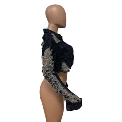 Minifalda Denim Corta Estilo Europeo y Americano - Image 11