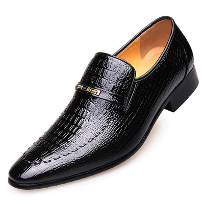 Zapatos de Cuero para Hombre Ov Shoes 3195 - Diseño Cocodrilo Talla Grande Casual - Image 8