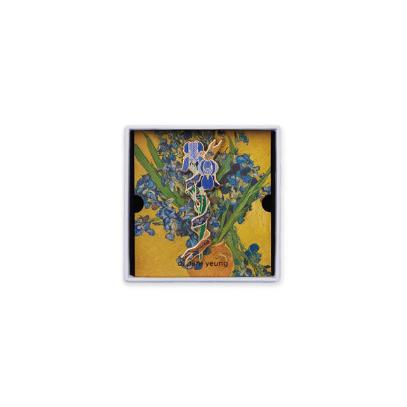Broche Girasoles de Van Gogh - Joya Diseñadora Original para Parejas y Regalos Especiales