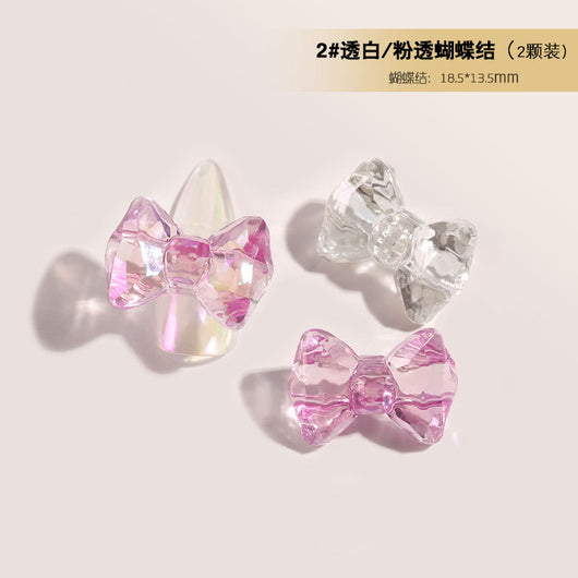 Anillo de Uñas con Cadena de Perlas y Diamantes de Imitación Plateado - Image 23