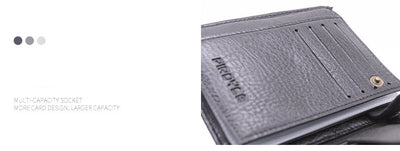 Billetera Vertical con Hebilla para Hombre y Monedero de Cuero para Mujer - Image 8