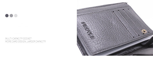 Billetera Vertical con Hebilla para Hombre y Monedero de Cuero para Mujer - Image 8