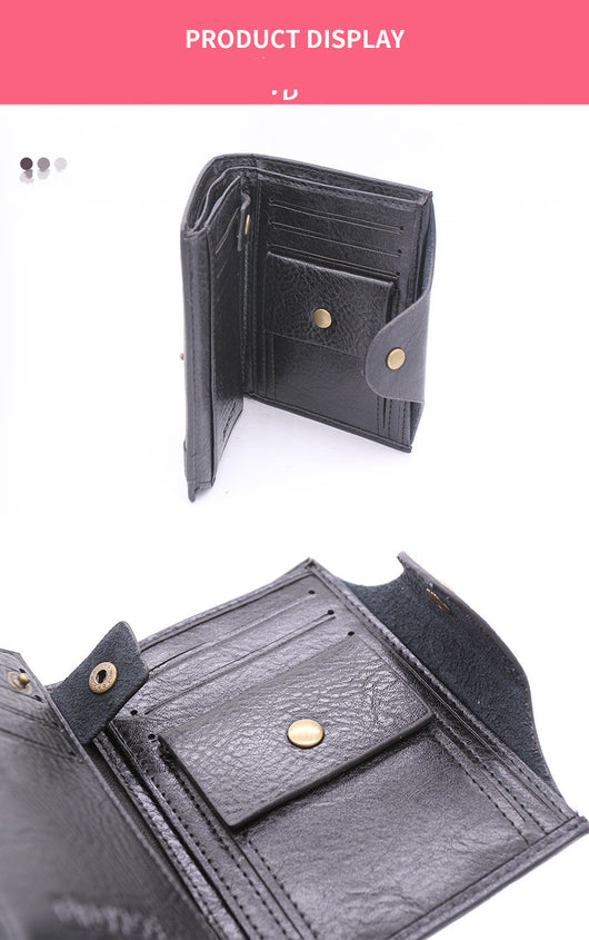 Billetera Vertical con Hebilla para Hombre y Monedero de Cuero para Mujer - Image 5