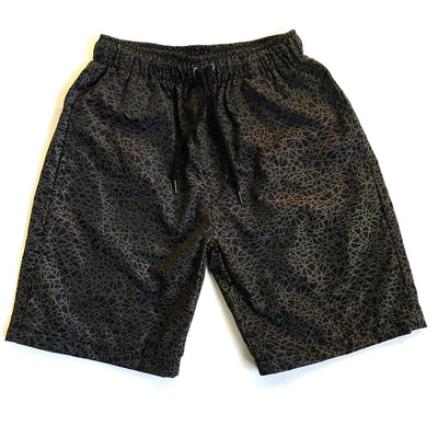 Pantalones Cortos Reflectantes con Estampado Aleatorio - Unisex Talla Grande Estilo Europeo - Image 5