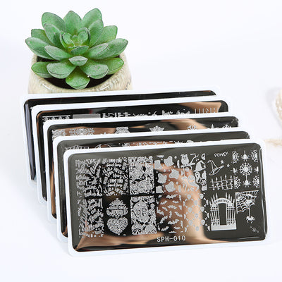 Placa de Acero para Estampado de Uñas - Kit Profesional de Diseño - Image 8