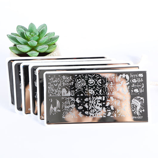 Placa de Acero para Estampado de Uñas - Kit Profesional de Diseño - Image 5