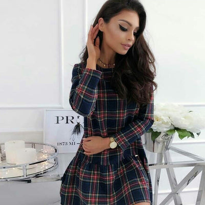 Falda Midi Cuadros Delgada para Mujer - Diseño Elegante y Versátil - Image 4