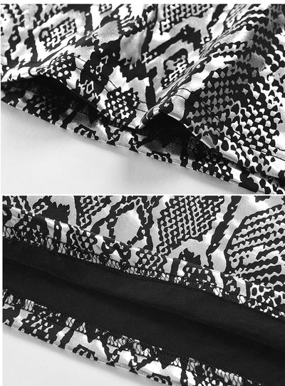 Playera Cuello V Estampado Serpiente para Hombre - Image 10