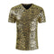 Playera Cuello V Estampado Serpiente para Hombre