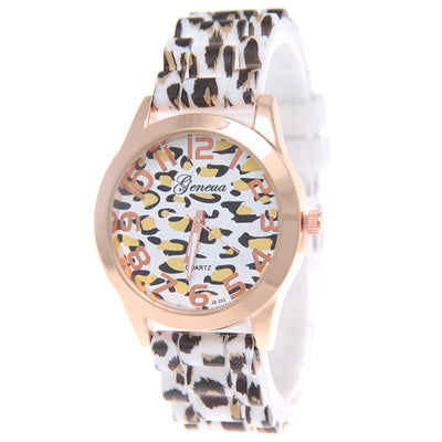 Reloj de Negocios Geneva con Estampado Leopardo - Image 2