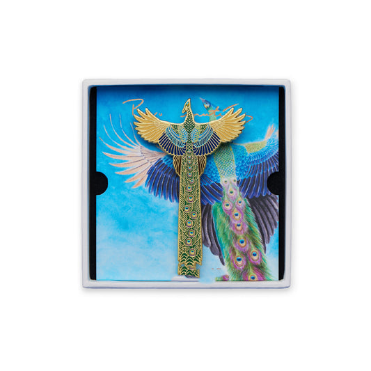 Broche Diseñador Pavo Real Vintage - Joya Creativa Aniversario y Regalos Especiales