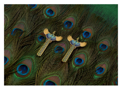 Broche Diseñador Pavo Real Vintage - Joya Creativa Aniversario y Regalos Especiales - Image 5