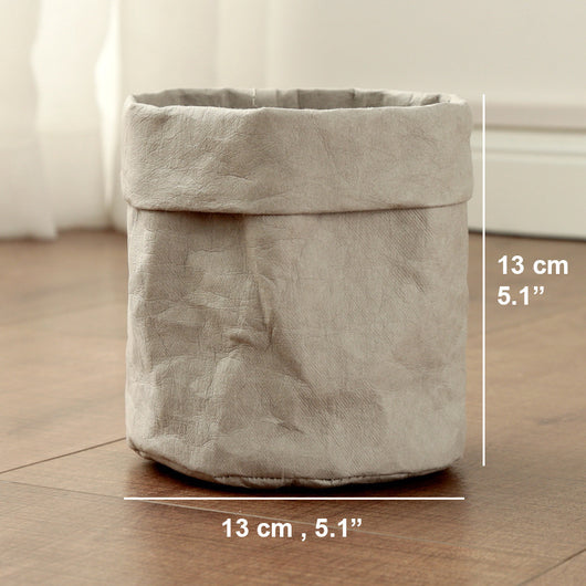 Cesta de Almacenamiento Kraft Vintage para Escritorio - Image 12