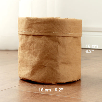 Cesta de Almacenamiento Kraft Vintage para Escritorio - Image 11