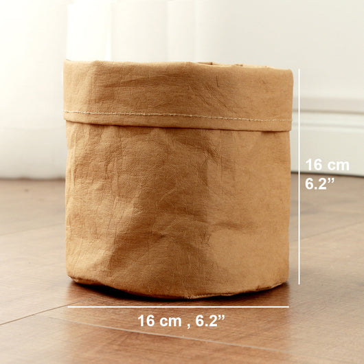 Cesta de Almacenamiento Kraft Vintage para Escritorio - Image 11