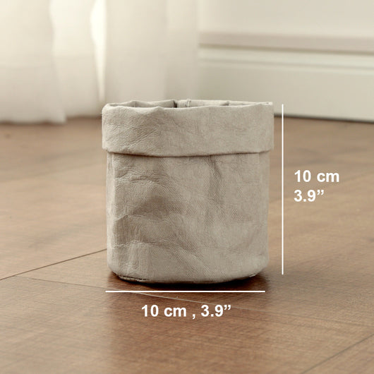Cesta de Almacenamiento Kraft Vintage para Escritorio - Image 14