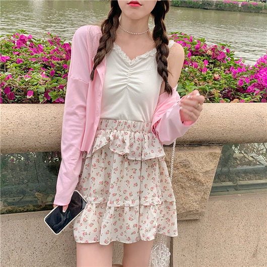 Blusa Fresca de Manga Larga Protección Solar Estilo Japonés Minimalista - Image 12