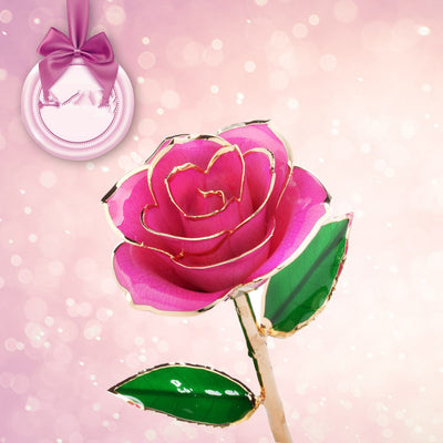 Rosa Dorada 24K - Flor Enchantress con Baño de Oro Premium - Image 8