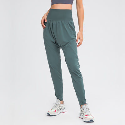Pantalones Yoga Deportivos Mujer - Cintura Alta Elásticos Ligeros Estilo Harén - Image 12